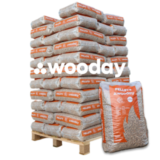 Pellet Wooday – Palette de 65 sacs de 15 kg